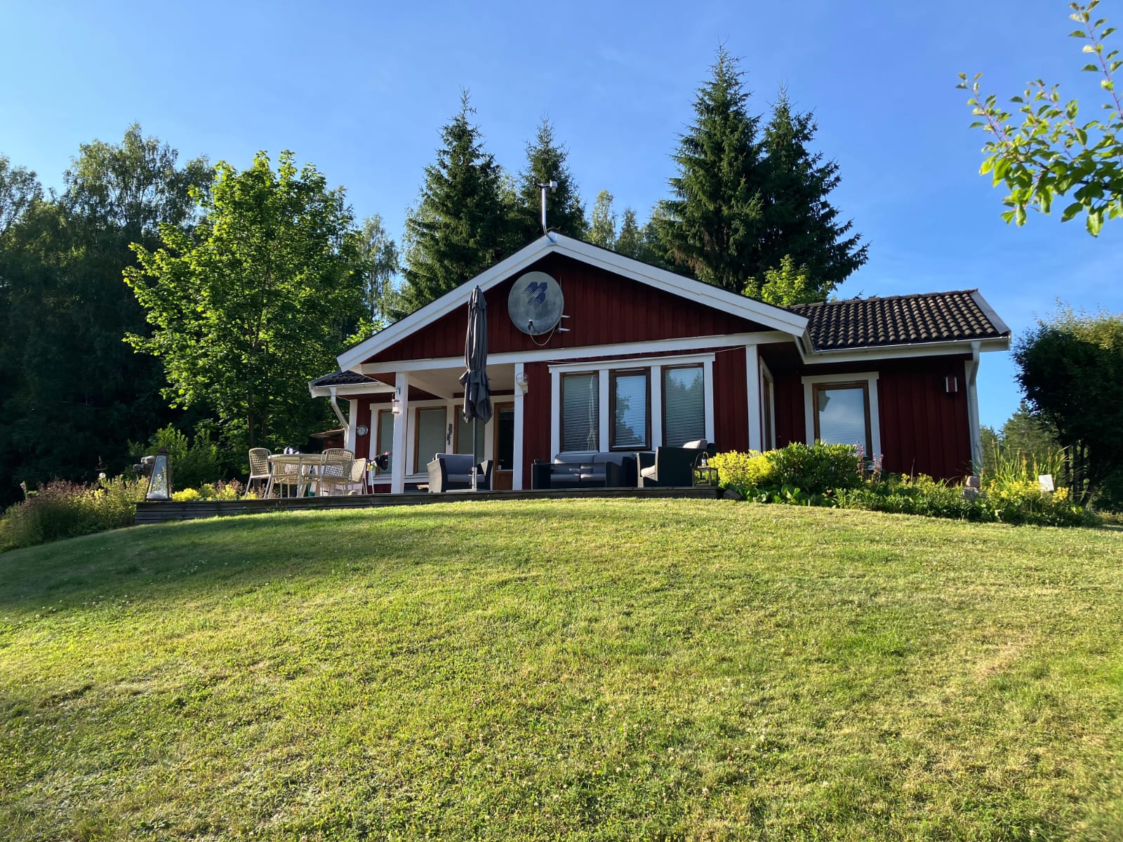 Ferienhaus Skifors von außen